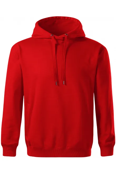 Bequemer Herren-Hoodie - rot, M