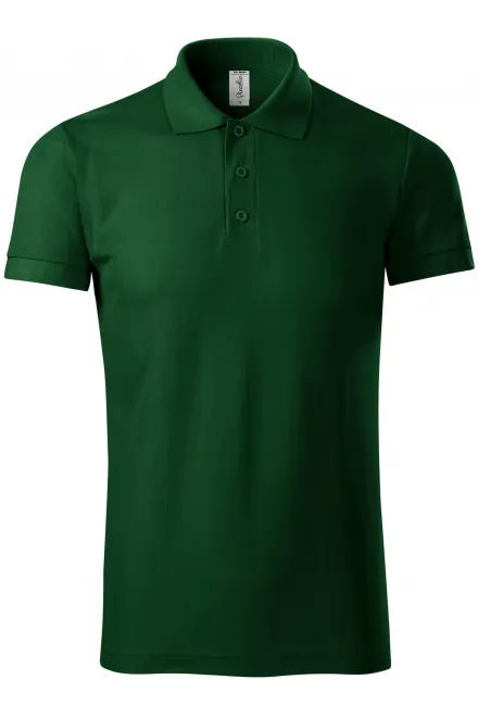 Bequemes Poloshirt für Herren - Flaschengrün, 3XL