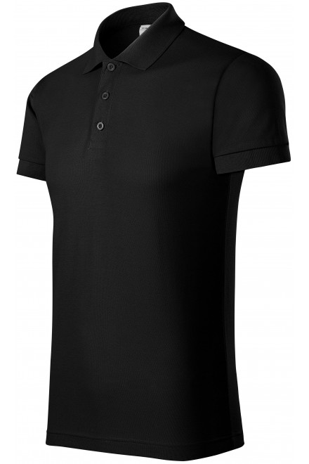 Bequemes Poloshirt für Herren, schwarz, Herren-T-Shirts