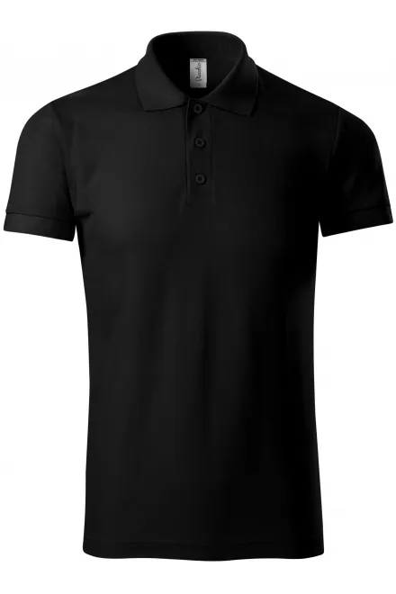 Bequemes Poloshirt für Herren - schwarz, 3XL