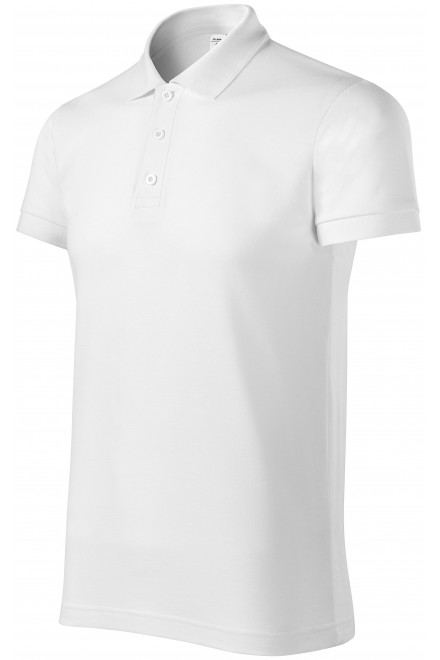 Bequemes Poloshirt für Herren, weiß, Herren-T-Shirts
