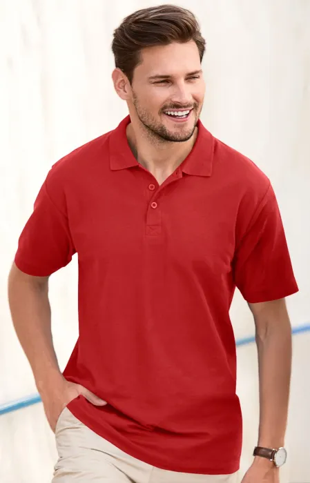 Elegantes Poloshirt für Herren, rot