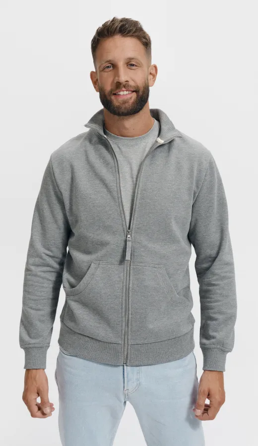 Herren Sweatshirt ohne Kapuze, dunkelgrauer Marmor Herren Sweatshirt ohne Kapuze, dunkelgrauer Marmor