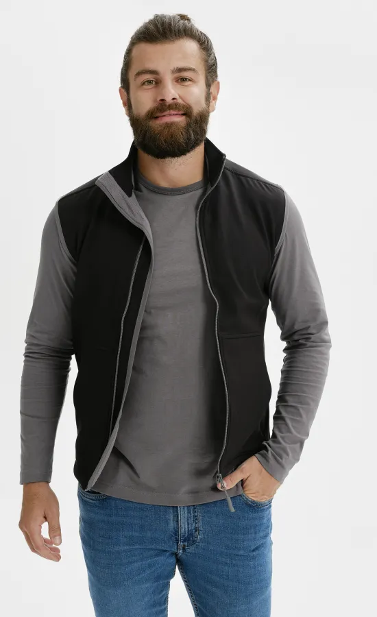 Herrenweste, schwarz Herrenweste, schwarz