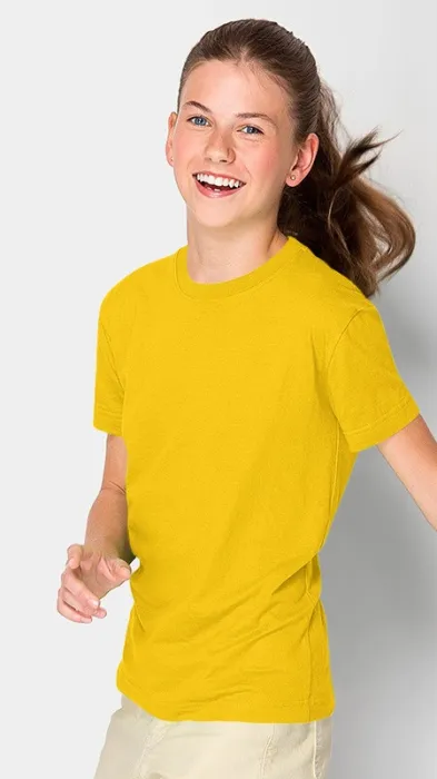 Leichtes T-Shirt für Kinder, gelb