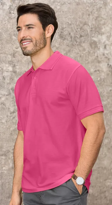 Loses Poloshirt der Männer, lila