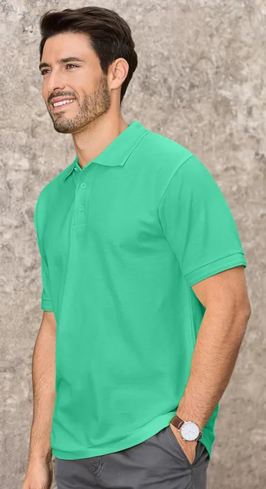 Loses Poloshirt der Männer, Minze