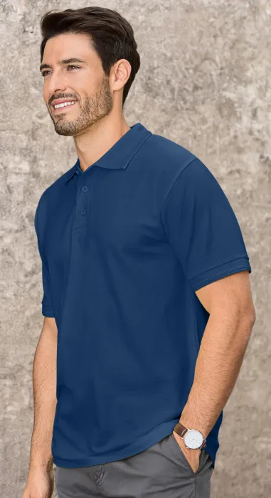 Loses Poloshirt der Männer, Mitternachtsblau