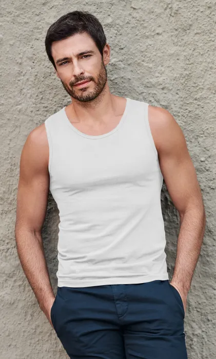 Tanktop für Herren, weiß