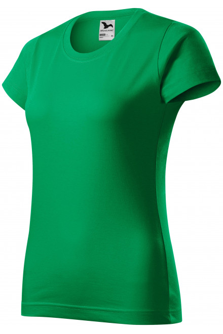 Damen einfaches T-Shirt, Grasgrün, Damen-T-Shirts