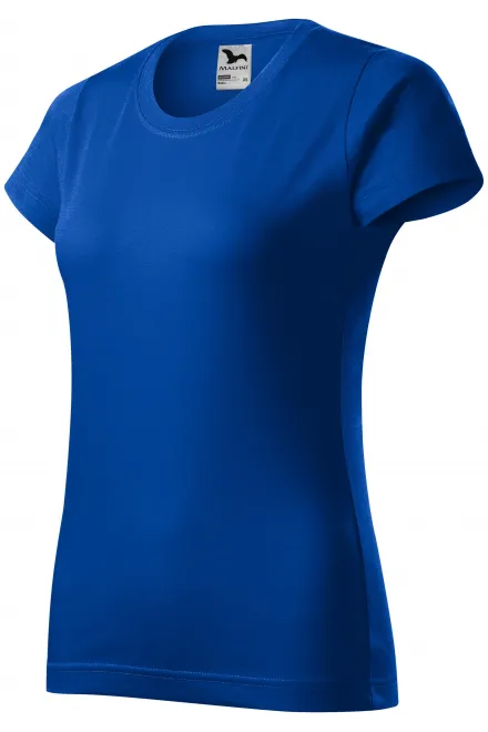 Damen einfaches T-Shirt, königsblau