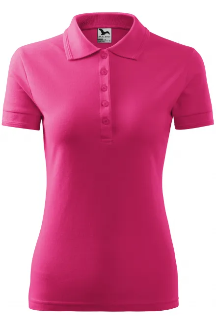 Damen elegantes Poloshirt - lila, S