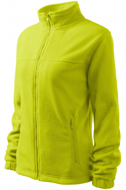 Damen Fleecejacke, lindgrün, Damen-Sweatshirts