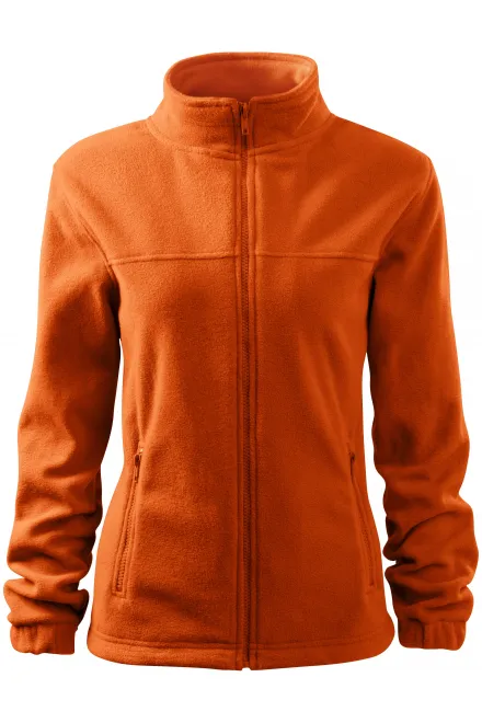 Damen Fleecejacke - orange, M