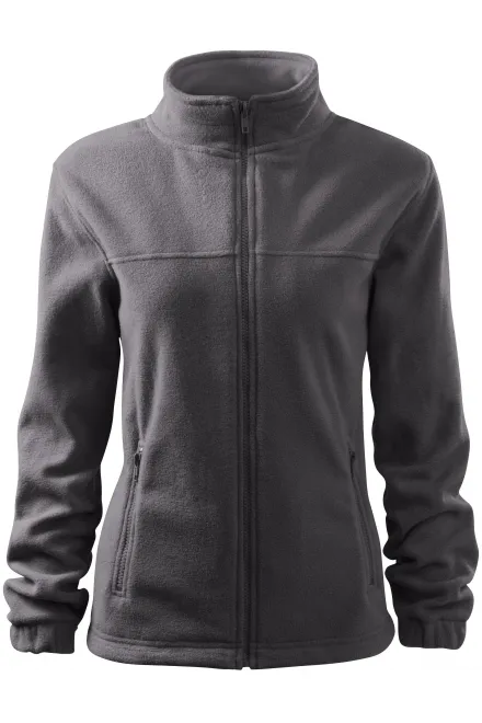Damen Fleecejacke - stahlgrau, M