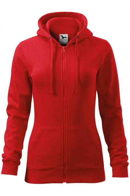 Damen Hoodie mit Kapuze - rot, M