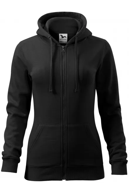 Damen Hoodie mit Kapuze - schwarz, M