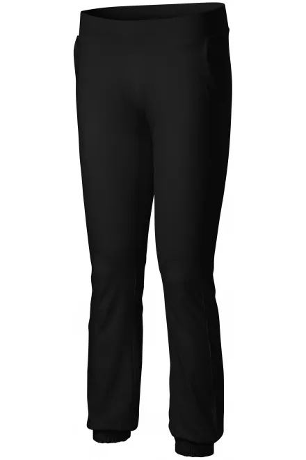 Damen Jogginghose mit Taschen, schwarz