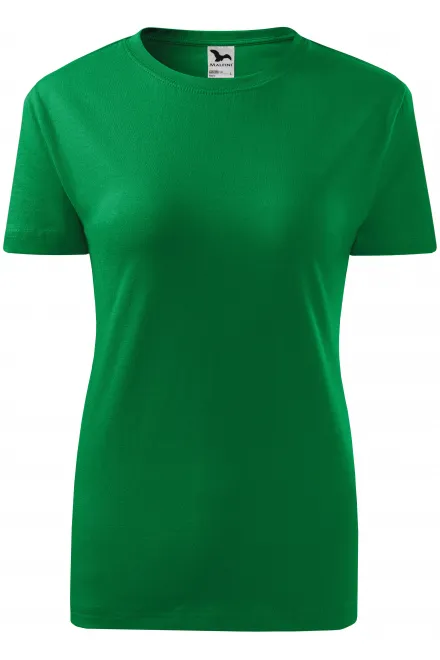 Damen klassisches T-Shirt - Grasgrün, S