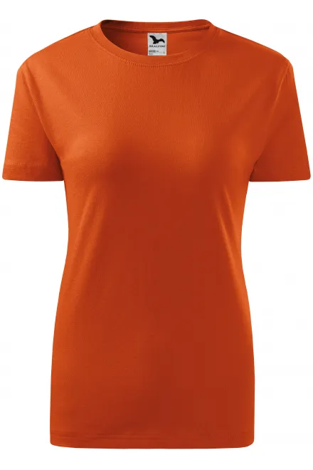Damen klassisches T-Shirt - orange, S