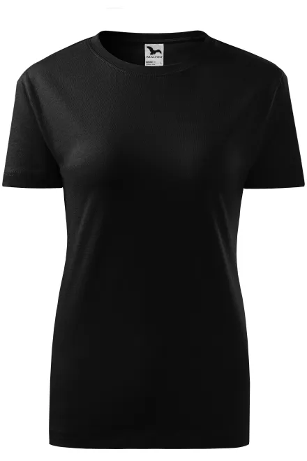 Damen klassisches T-Shirt - schwarz, S