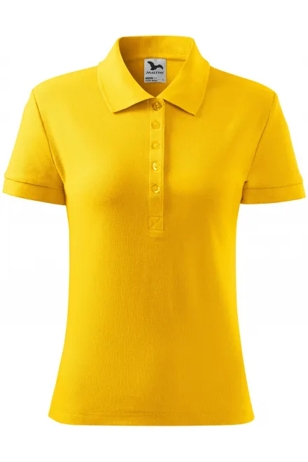 Damen Poloshirt - gelb, XS