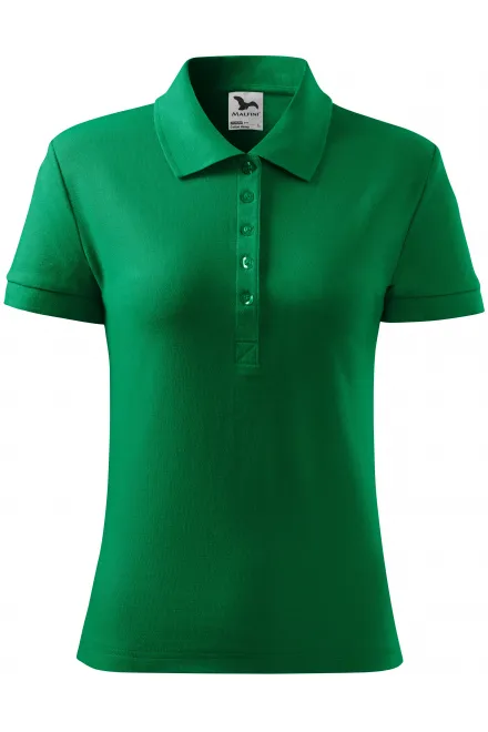 Damen Poloshirt - Grasgrün, XS