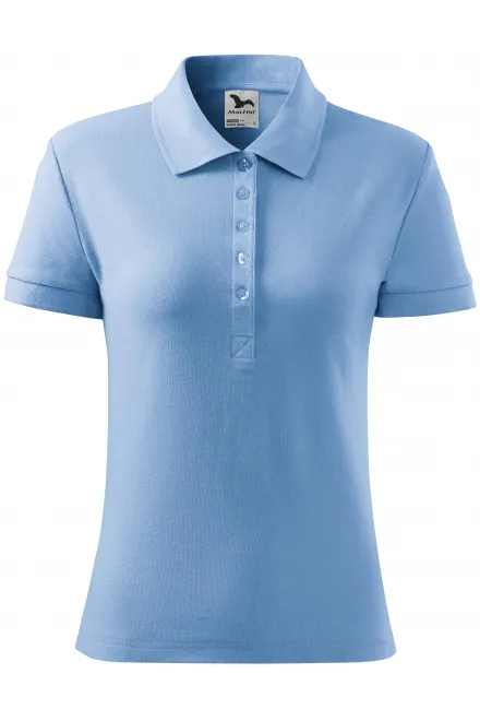 Damen Poloshirt - Himmelblau, XS