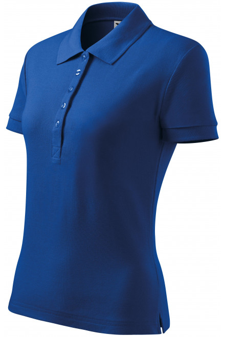 Damen Poloshirt, königsblau, Baumwoll-T-Shirts