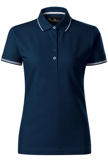 Damen Poloshirt mit kurzen Ärmeln - dunkelblau, S