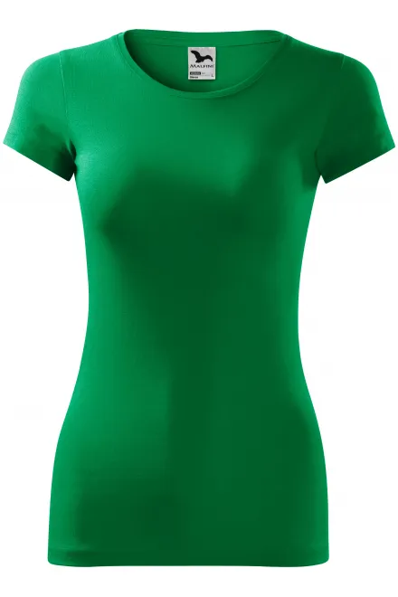 Damen Slim Fit T-Shirt - Grasgrün, M