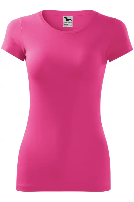 Damen Slim Fit T-Shirt - lila, M