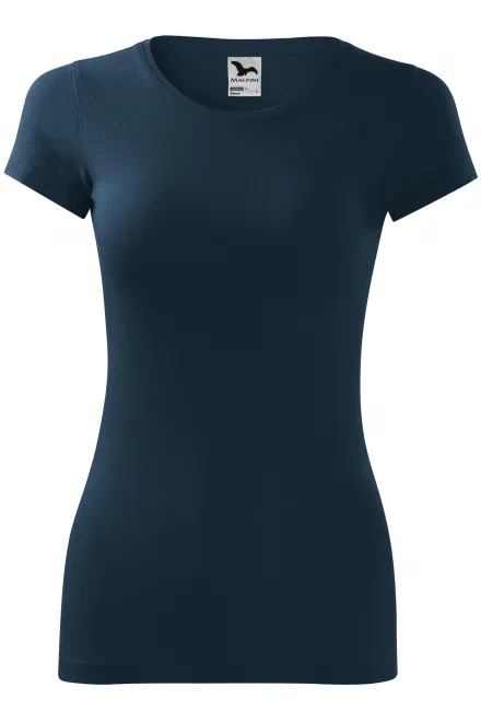 Damen Slim Fit T-Shirt - dunkelblau, M