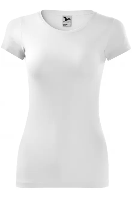 Damen Slim Fit T-Shirt - weiß, M