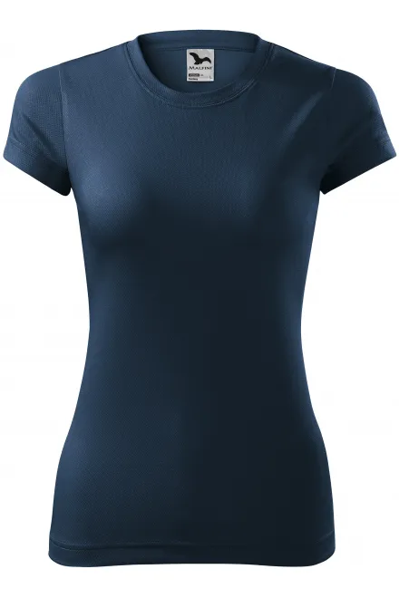 Damen Sport T-Shirt - dunkelblau, XS