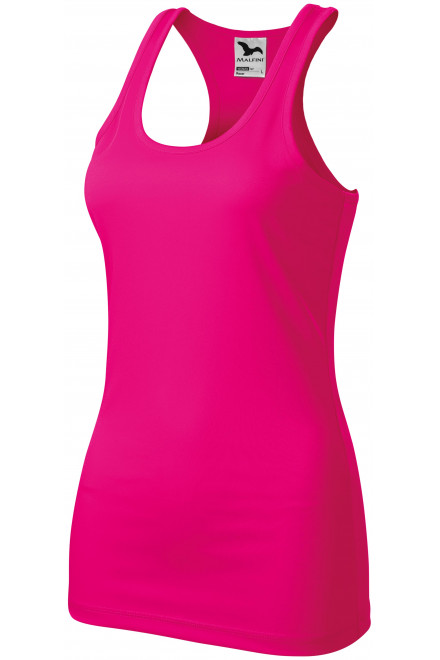 Damen Sportoberteil, neon pink, Sport-T-Shirts