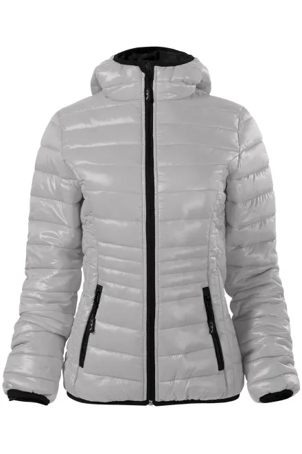 Damen Steppjacke - Silber grau, XS