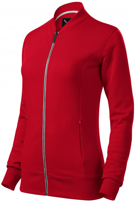 Damen Sweatshirt mit versteckten Taschen, formula red, Damen-Sweatshirts