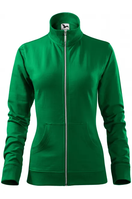Damen Sweatshirt ohne Kapuze - Grasgrün, XS