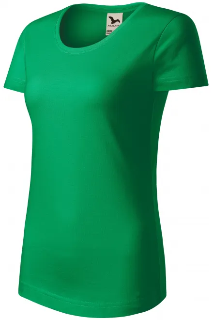 Damen T-Shirt, Bio-Baumwolle, Grasgrün