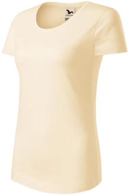 Damen T-Shirt, Bio-Baumwolle, mandel