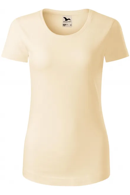 Damen T-Shirt, Bio-Baumwolle - mandel, M