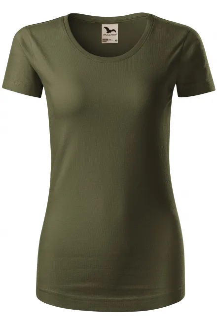 Damen T-Shirt, Bio-Baumwolle - military, M