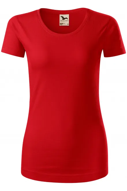 Damen T-Shirt, Bio-Baumwolle - rot, M