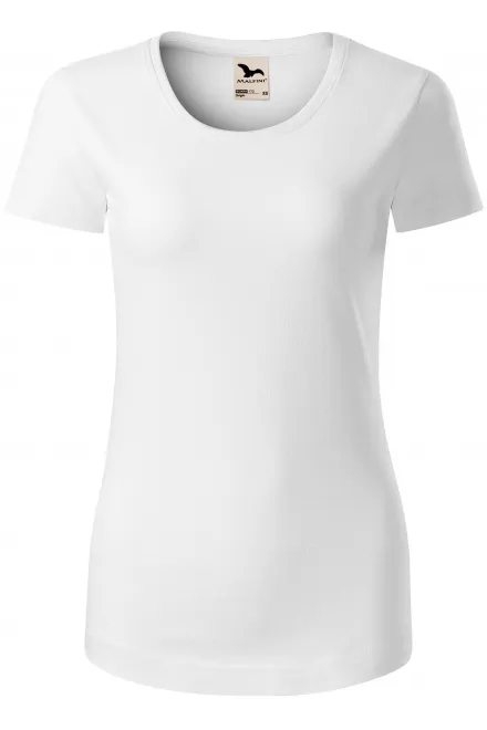 Damen T-Shirt, Bio-Baumwolle - weiß, M