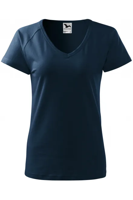Damen T-Shirt mit Raglanärmel - dunkelblau, L