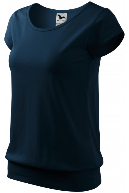 Damen trendy T-Shirt, dunkelblau, Damen-T-Shirts