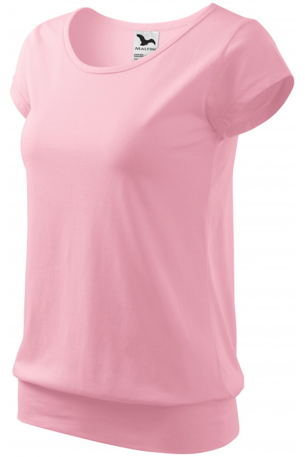 Damen trendy T-Shirt, rosa, T-Shirts