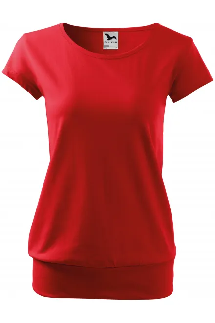 Damen trendy T-Shirt - rot, XS