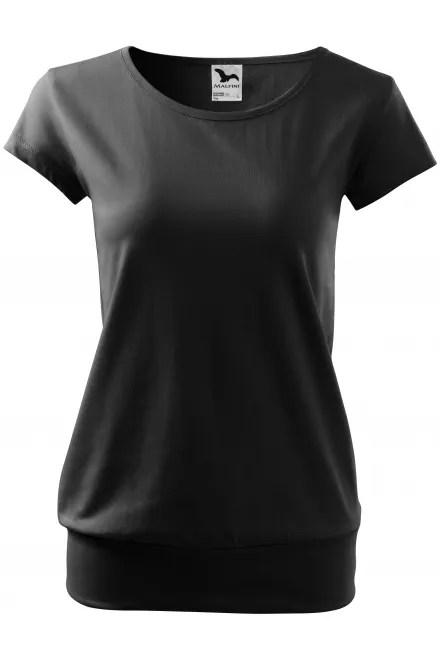 Damen trendy T-Shirt - schwarz, XS